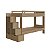 Beliche Infantil 231,8x99cm com Escada 5 Nichos e 2 Gavetas - Imagem 12