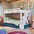 Treliche Infantil 231,8x99cm com Escada Nichos Gavetas e Cama Auxiliar - Imagem 7