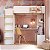 Cama Elevada 196,2x95,8cm com Armário e Escrivaninha - Imagem 10