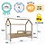 Cama Infantil Montessoriana 201x95cm com Protetor Lateral - Imagem 12
