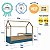 Cama Infantil Montessoriana 201x95cm com Cama Auxiliar - Imagem 18