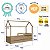 Cama Infantil Montessoriana 201x95cm com Gavetões Inferiores - Imagem 15