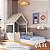 Cama Montessoriana Casinha 108x197,2cm Protetores Laterais Móveis - Imagem 8