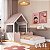 Cama Montessoriana Casinha 108x197,2cm Protetores Laterais Móveis - Imagem 1