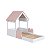 Cama Montessoriana Casinha 108x197,2cm Protetores Laterais Móveis - Imagem 4