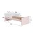 Cama Infantil 194x94,2cm com Protetores Laterais e Cantos Arredondados - Imagem 5
