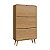 Sapateira Curve 76,5x24cm 3 Portas Basculantes e Cantos Arredondados - Imagem 2
