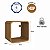Nicho Simples 30x24cm Linha Curve com Cantos Arredondados - Imagem 4