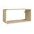 Nicho Duplo 62,5x24cm Linha Curve com Cantos Arredondados - Imagem 6