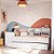Cama Infanto Juvenil 239x107cm Escrivaninha Estante e Cama Auxiliar - Imagem 8