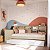Cama Infanto Juvenil 239x107cm Escrivaninha Estante e Cama Auxiliar - Imagem 2