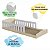 Cama Montessoriana Linha Encanto 84x192cm Solteiro com Protetor - Imagem 4