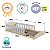 Cama Montessoriana Linha Encanto 84x192cm Solteiro com Protetor - Imagem 5