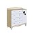 Cômoda Infantil Encanto 93x41cm 4 Gavetas 1 Porta e Pés com Regulagem - Imagem 2