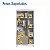 Roupeiro Infantil Encanto 91,5x40cm 6 Prateleiras 2 Gavetas 3 Portas - Imagem 13