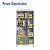 Roupeiro Infantil Encanto 91,5x40cm 6 Prateleiras 2 Gavetas 3 Portas - Imagem 8