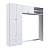 Roupeiro Infantil Linha Aconchego 200,3x40cm 5 Prateleiras 2 Gavetas - Imagem 8