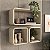 Conjunto 3 Nichos Linha Curve 62,5x24cm com Cantos Arredondados - Imagem 1