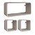 Conjunto 3 Nichos Linha Curve 62,5x24cm com Cantos Arredondados - Imagem 8