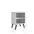 Mesa de Cabeceira 39cm com 2 Nichos e 4 Pés Palitos - Imagem 6