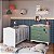Conjunto Quarto Infantil Encanto Berço com Colchão Cômoda e Prateleira - Imagem 5