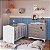 Conjunto Quarto Infantil Encanto Berço com Colchão Cômoda e Prateleira - Imagem 13