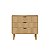 Cômoda Orgânico Aura 90cm com 3 Gavetas e Pé Madeira - Imagem 9