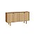 Balcão Buffet Orgânico Aura 160cm com Prateleiras 4 Portas Pé Madeira - Imagem 8