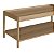 Mesa de Centro Retangular Oslo com 1 Prateleira 93cm e Pé Madeira - Imagem 4