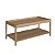 Mesa de Centro Retangular Oslo com 1 Prateleira 93cm e Pé Madeira - Imagem 2