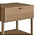 Mesa de Cabeceira Oslo com 1 Gaveta e Pé Madeira - Imagem 6