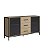 Balcão Buffet Industrial Duo 150cm 3 Gavetas com Pés em Metal - Imagem 8