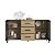 Balcão Buffet Industrial Duo 150cm 3 Gavetas com Pés em Metal - Imagem 10