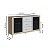Balcão Buffet Industrial Duo 150cm 3 Gavetas com Pés em Metal - Imagem 5