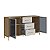 Balcão Buffet Industrial Duo 150cm 3 Gavetas com Pés em Metal - Imagem 3