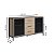 Balcão Buffet Industrial Duo 150cm 3 Gavetas com Pés em Metal - Imagem 11