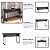 Mesa Escrivaninha Office Industrial 135cm com Pés em Metal - Imagem 5