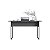 Mesa Escrivaninha Office Industrial 135cm com Pés em Metal - Imagem 3