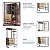 Conjunto Quarto Industrial Closet 103cm Cômoda 67cm Mesa Cabeceira 49cm - Imagem 6