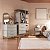 Conjunto Quarto Industrial Closet 103cm Cômoda 67cm Mesa Cabeceira 49cm - Imagem 9