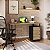 Conjunto Escritório Home Office 2 Peças Mesa 135cm e Gaveteiro 36cm - Imagem 7