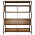 Estante para Escritório Home Office Industrial 144x183cm 2 Portas - Imagem 3