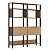 Estante para Escritório Home Office Industrial 144x183cm 2 Portas - Imagem 2