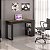 Mesa Escrivaninha Home Office 120x74cm com Gaveta e 2 Nichos - Imagem 1