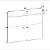 Painel Suspenso para TV até 50 Polegadas Benevello 160x120cm - Imagem 3