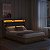 Conjunto Cancun Cama Casal Queen Estilo Japonesa com Cabeceira LED - Imagem 7