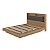Conjunto Cancun Cama Casal Queen Estilo Japonesa com Cabeceira LED - Imagem 8