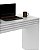 Escrivaninha em Ripado Moderna Home Office com Gaveta 90x74,5cm - Imagem 15