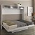 Cama Articulada Casal com Nichos e Prateleiras 195,8x171cm - Imagem 1