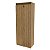 Armário Multiuso 60x160,5cm 2 Portas com Chave 4 Nichos - Imagem 2